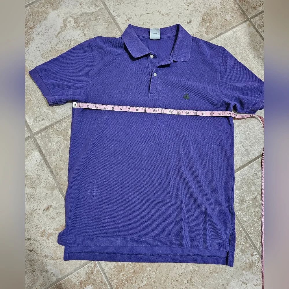 Brooks Brothers Men Medium Purple Polo Shirt Cotton Slim Fit Preppy Classic Golf - Picture 5 of 6